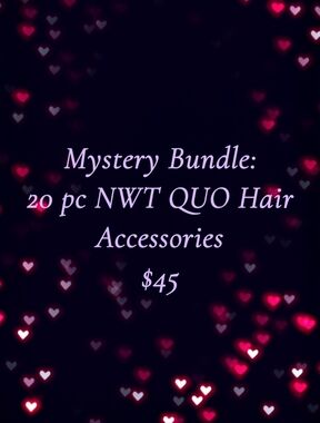 Mystery Bundle: 20 Pc NWT QUO Hair Accessories